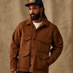 Mackinaw wool cruiser jacket by Filson | Chessie tan (Brown)