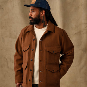 Mackinaw wool cruiser jacket by Filson | Chessie tan (Brown)