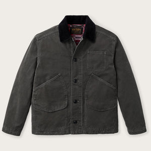 Insulated canvas outfitter jacket von Filson | Peat (Gray)