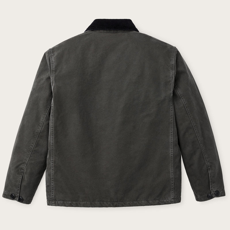 Insulated canvas outfitter jacket von Filson | Peat (Gray)