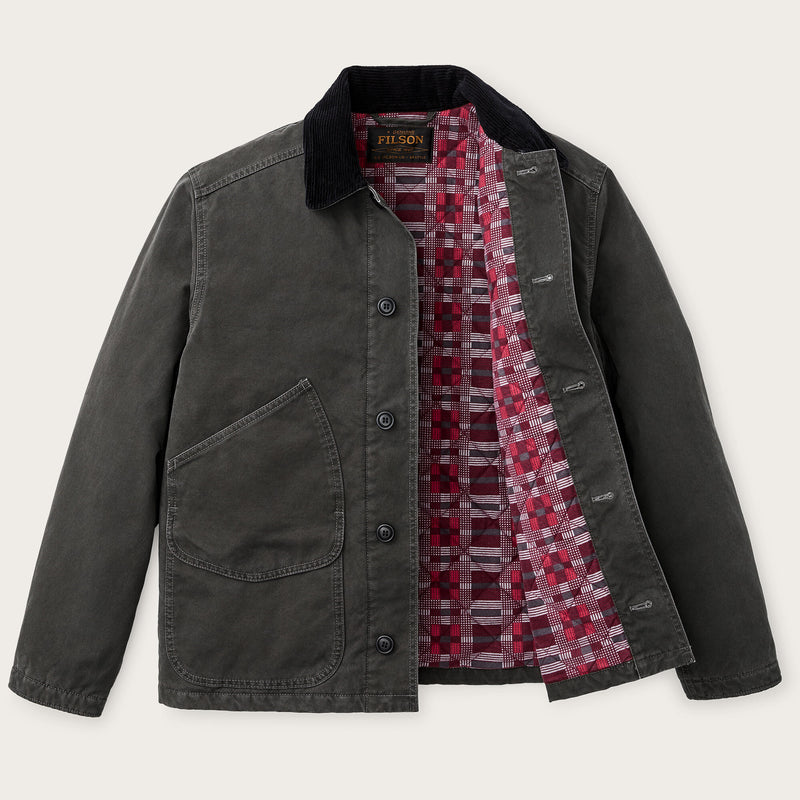 Insulated canvas outfitter jacket von Filson | Peat (Gray)