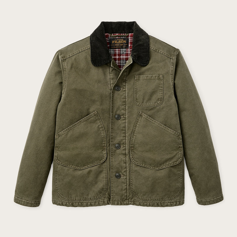 Insulated canvas outfitter jacket von Filson | Dark olive (Green)
