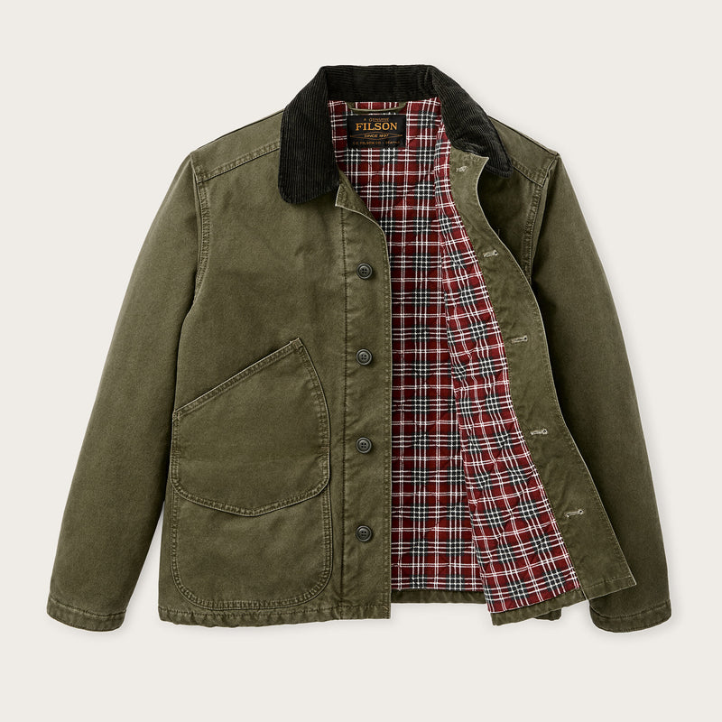 Insulated canvas outfitter jacket von Filson | Dark olive (Green)