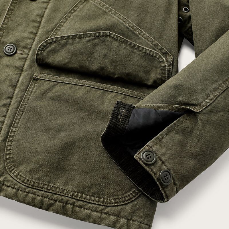 Insulated canvas outfitter jacket von Filson | Dark olive (Green)
