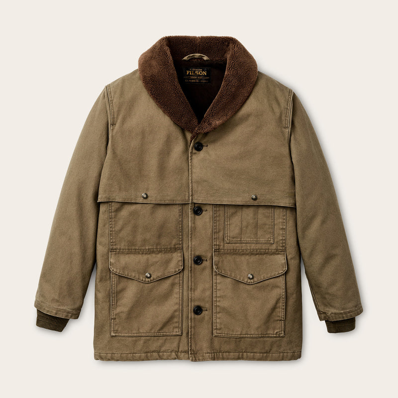 Rustic canvas packer coat von Filson | Marsh olive (Beige)