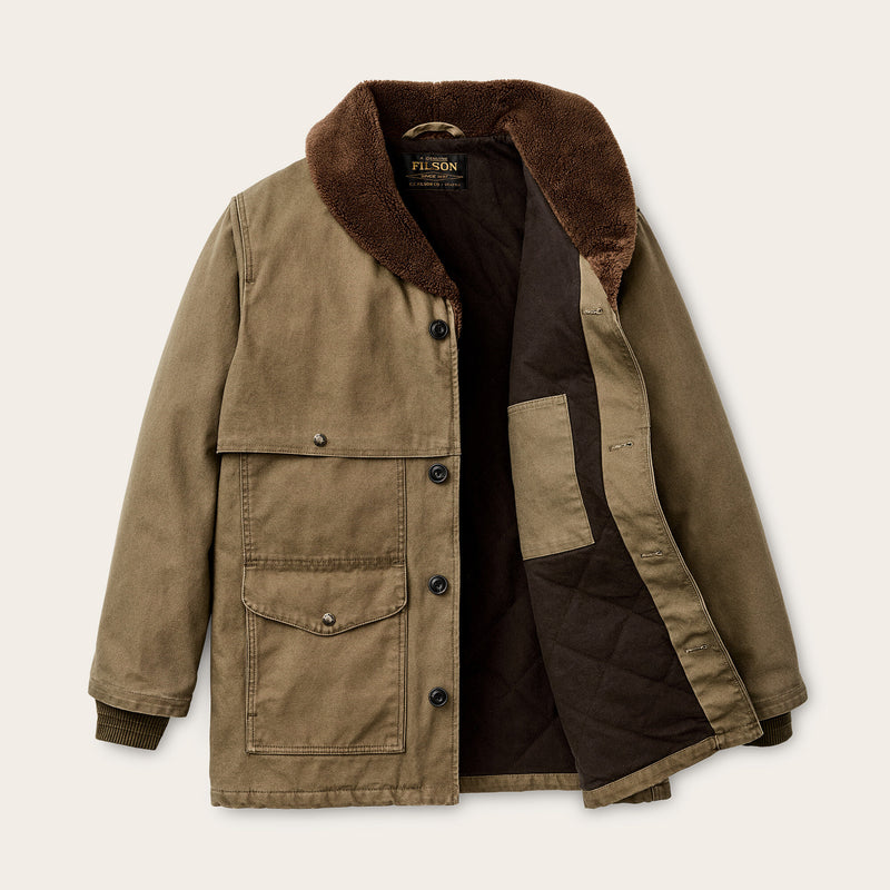 Rustic canvas packer coat von Filson | Marsh olive (Beige)