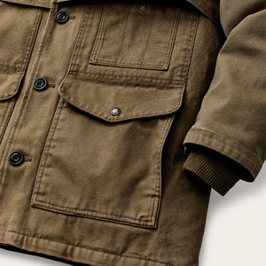 Rustic canvas packer coat von Filson | Marsh olive (Beige)
