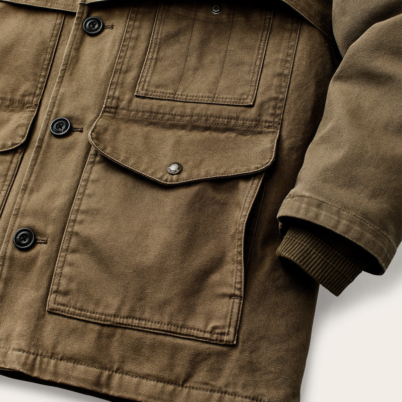 Rustic canvas packer coat von Filson | Marsh olive (Beige)