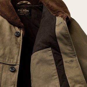 Rustic canvas packer coat von Filson | Marsh olive (Beige)