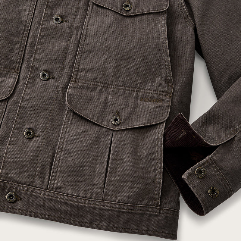 Rustic canvas journeyman jacket by Filson | Bark (Brown)