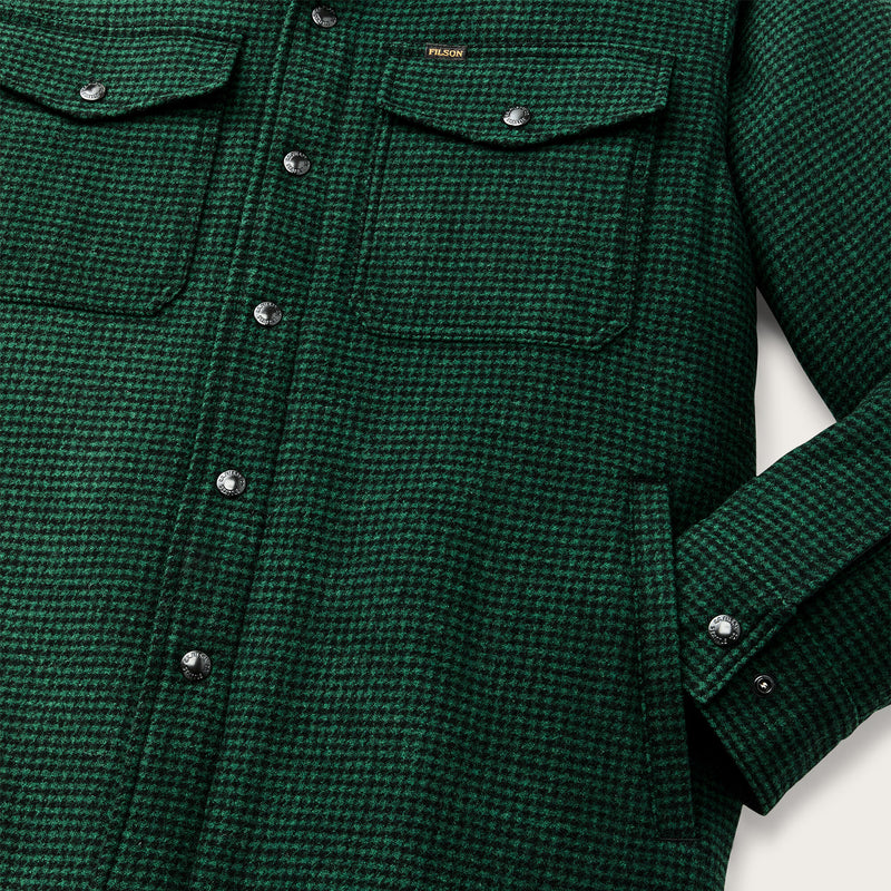 Insulated jac-shirt von Filson | Green / black plaid (Green)