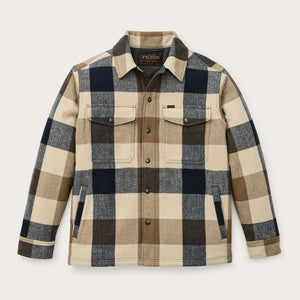 Insulated jac-shirt von Filson | Cream / navy plaid (Multicolor)