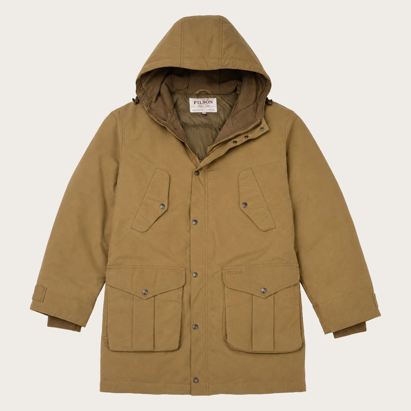 Waxed field down parka by Filson | Dark tan (Beige)
