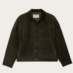 Waxed suede short cruiser von Filson | Otter green (Green)