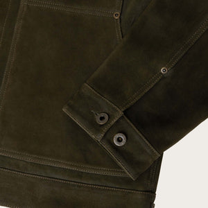 Waxed suede short cruiser von Filson | Otter green (Green)
