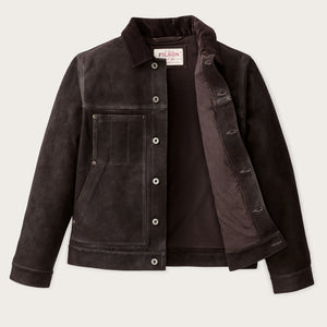 Waxed suede short cruiser von Filson | Dark brown (Brown)