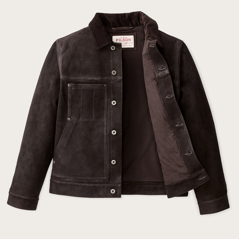 Waxed suede short cruiser von Filson | Dark brown (Brown)