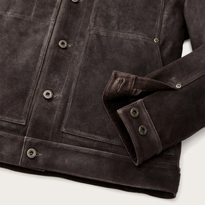 Waxed suede short cruiser von Filson | Dark brown (Brown)