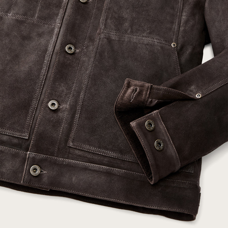 Waxed suede short cruiser von Filson | Dark brown (Brown)