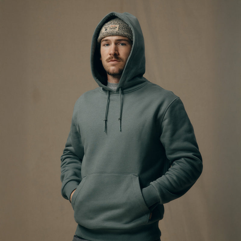 Prospector hoodie by Filson | Balsam green (Blue)