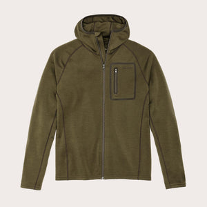 400g merino wool hoodie di Filson | Dark olive (Green)