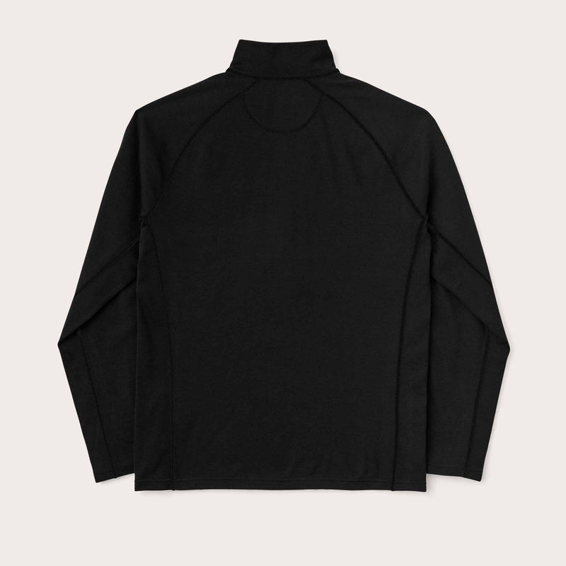 400g merino wool long sleeve half-zip von Filson | Black (Black)