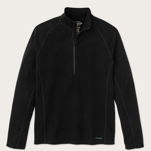 Maglia a mezza zip in lana merino da 400 g di Filson | Black (Black)
