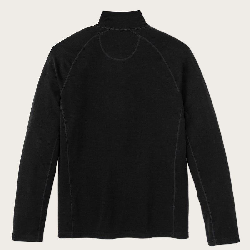 Maglia a mezza zip in lana merino da 400 g di Filson | Black (Black)
