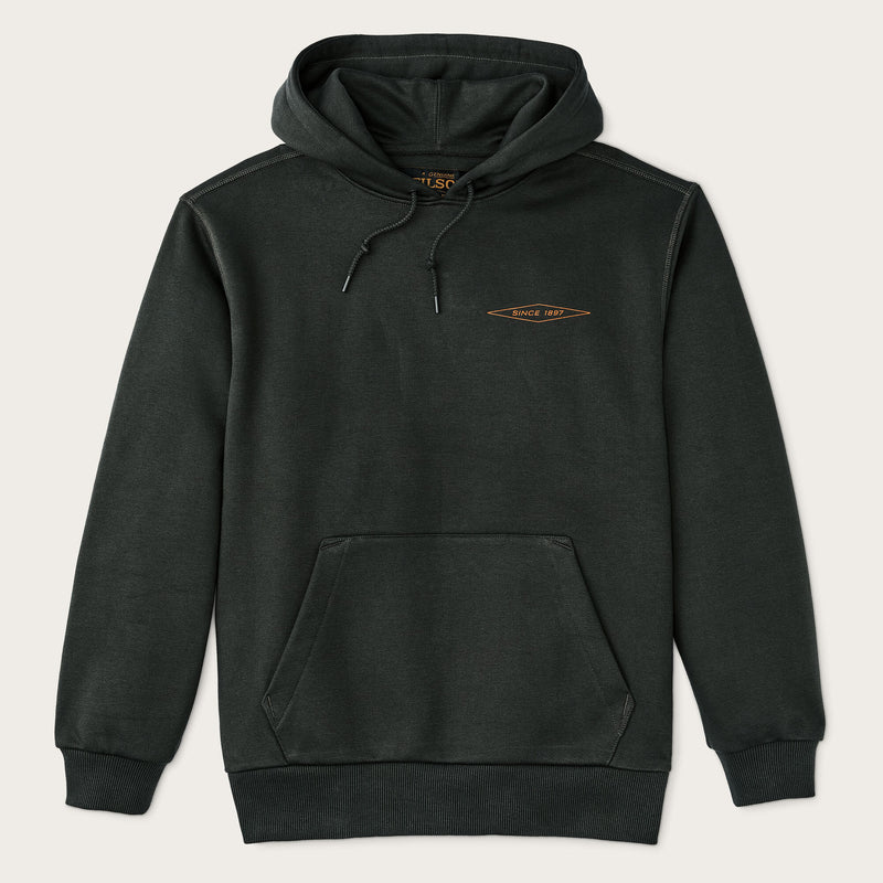 Sweat à capuche prospector graphic von Filson | Peat / diamond (Grey)