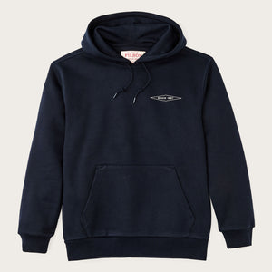 Felpa con cappuccio prospector graphic di Filson | Night sky / diamond (Blue)