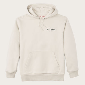 Prospector graphic hoodie von Filson | Cliff gray / scenic (Beige)