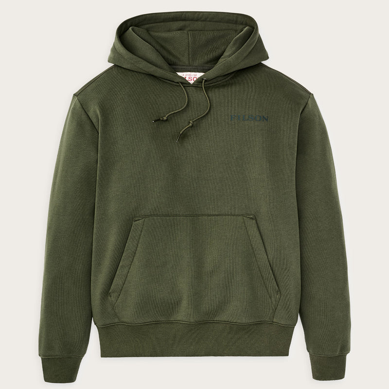 Scenic graphic hoodie von Filson | Surplus green (Green)