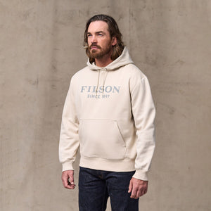 Filson graphic hoodie by Filson | Oatmeal (Beige)