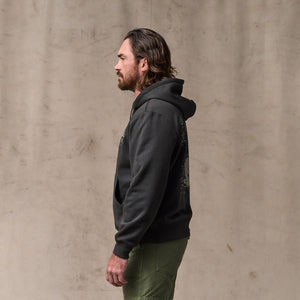 Trout graphic hoodie von Filson | Faded black (Black)