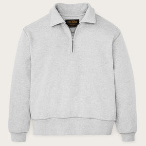 14-oz. heritage fleece quarter-zip von Filson | Gray heather (Gray)