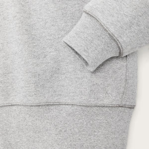 14-oz. heritage fleece quarter-zip von Filson | Gray heather (Gray)