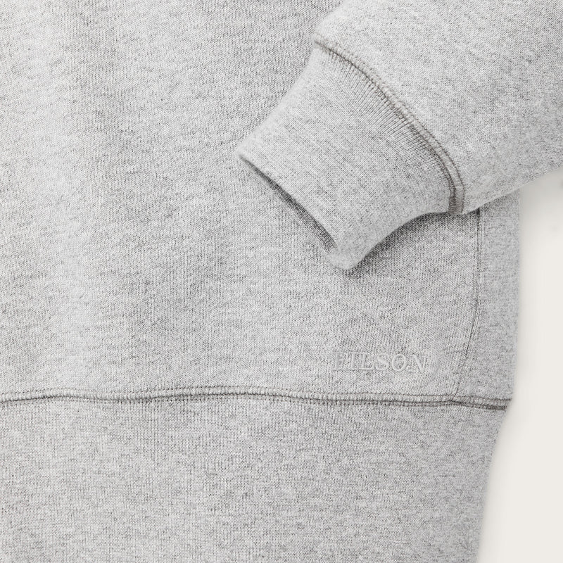 14-oz. heritage fleece quarter-zip von Filson | Gray heather (Gray)