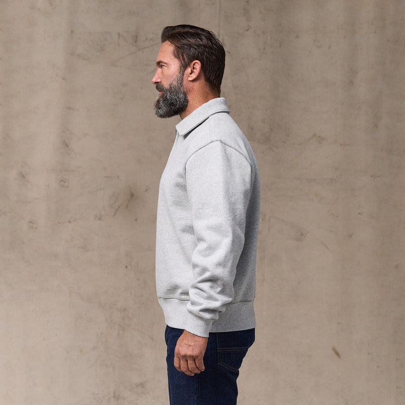 14-oz. heritage fleece quarter-zip von Filson | Gray heather (Gray)