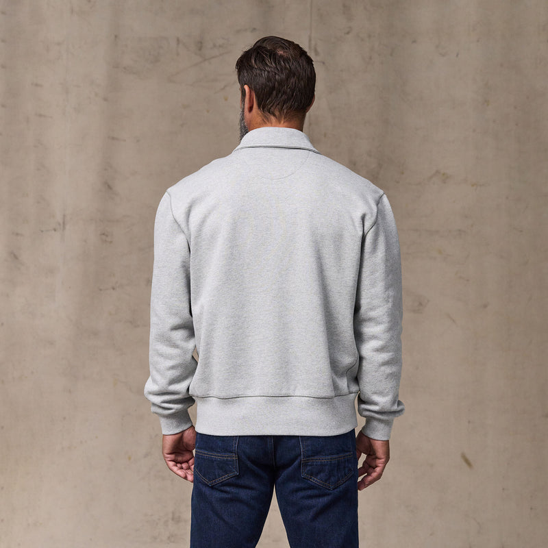 14-oz. heritage fleece quarter-zip von Filson | Gray heather (Gray)