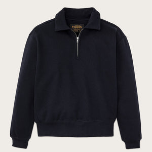 14-oz. heritage fleece quarter-zip von Filson | Dark indigo (Blue)