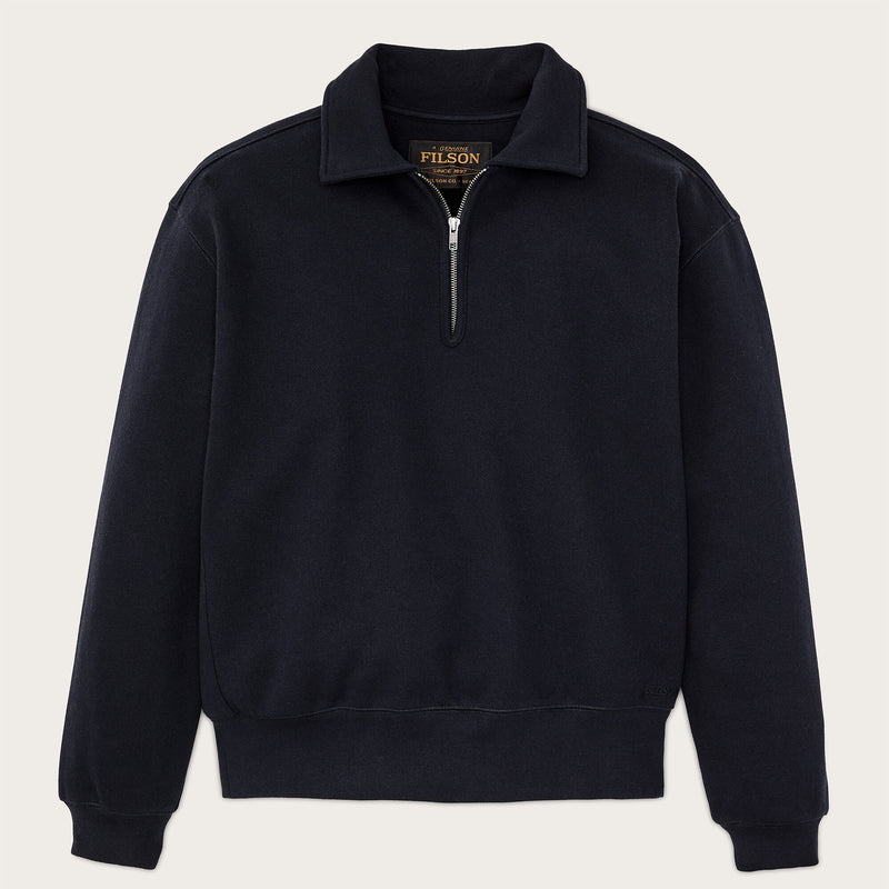 14-oz. heritage fleece quarter-zip von Filson | Dark indigo (Blue)
