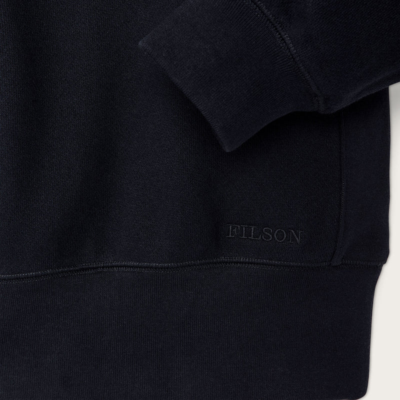 14-oz. heritage fleece quarter-zip von Filson | Dark indigo (Blue)