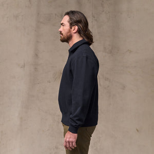 14-oz. heritage fleece quarter-zip von Filson | Dark indigo (Blue)