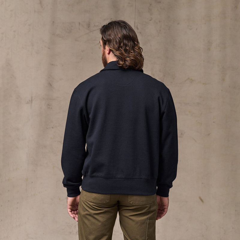 14-oz. heritage fleece quarter-zip von Filson | Dark indigo (Blue)