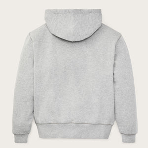 14-oz. heritage fleece hoodie by Filson | Gray heather (Gray)