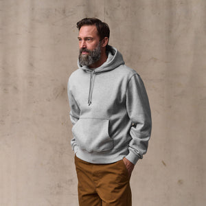 14-oz. heritage fleece hoodie by Filson | Gray heather (Gray)
