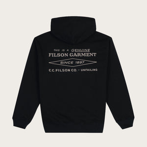 Outrider diamond full zip hood von Filson | Black (Black)