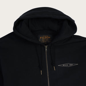 Outrider diamond full zip hood von Filson | Black (Black)