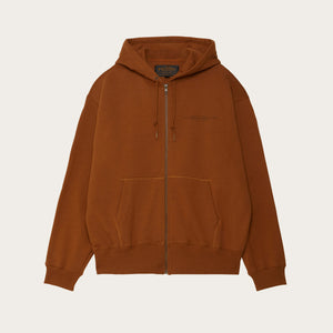 Outrider diamond full zip hood von Filson | Whiskey (Orange)