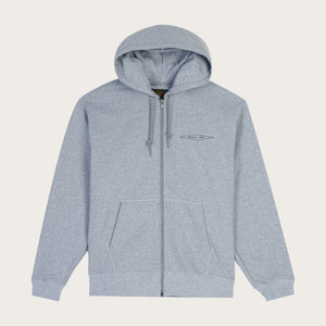 Outrider diamond full zip hood von Filson | Melange (Gray)